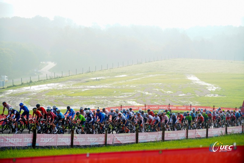 2023 UEC Road European Championships - Drenthe - Junior Men's Road Race - Drijber - Col Du VAM 111,0 km - 23/09/2023 - Peloton - photo Massimo Fulgenzi/SprintCyclingAgency?2023